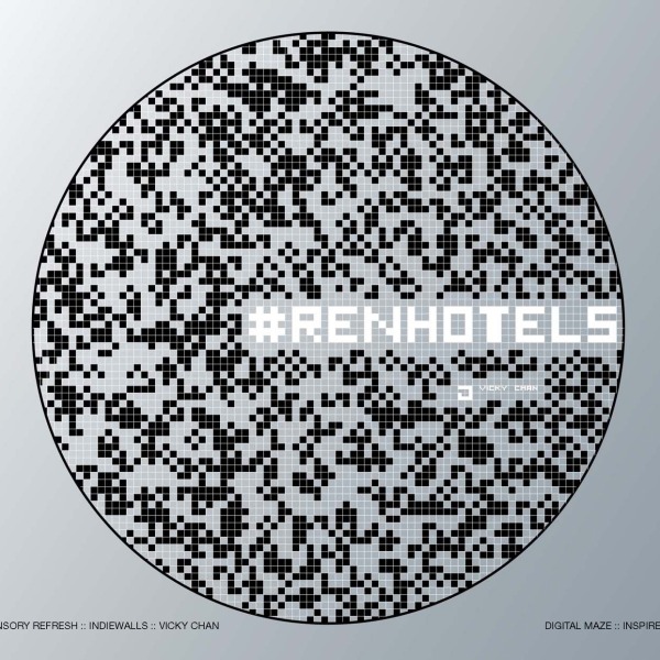 renhotels, renaissance hotel, branding, art, typography, architecture, print, 3d type, wireframe, vicky chan, architecture