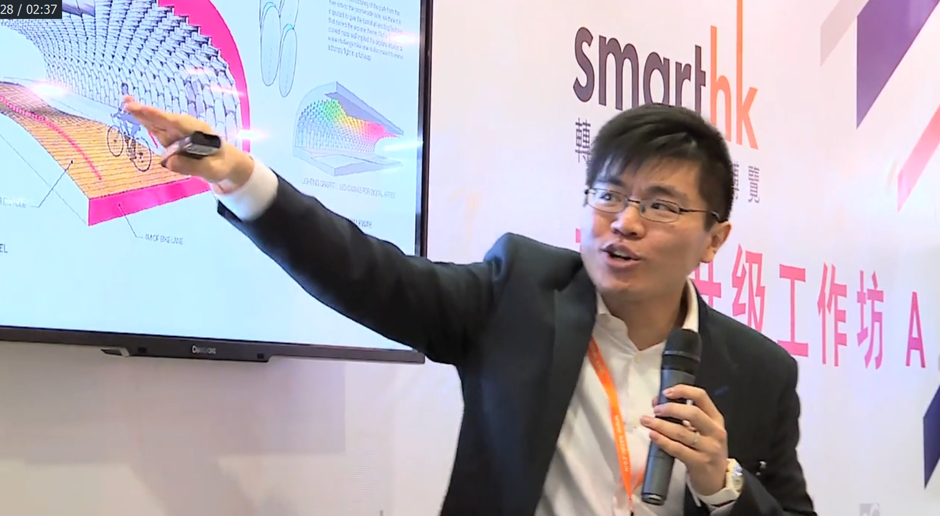 Presentation in Smarthk, Jinan