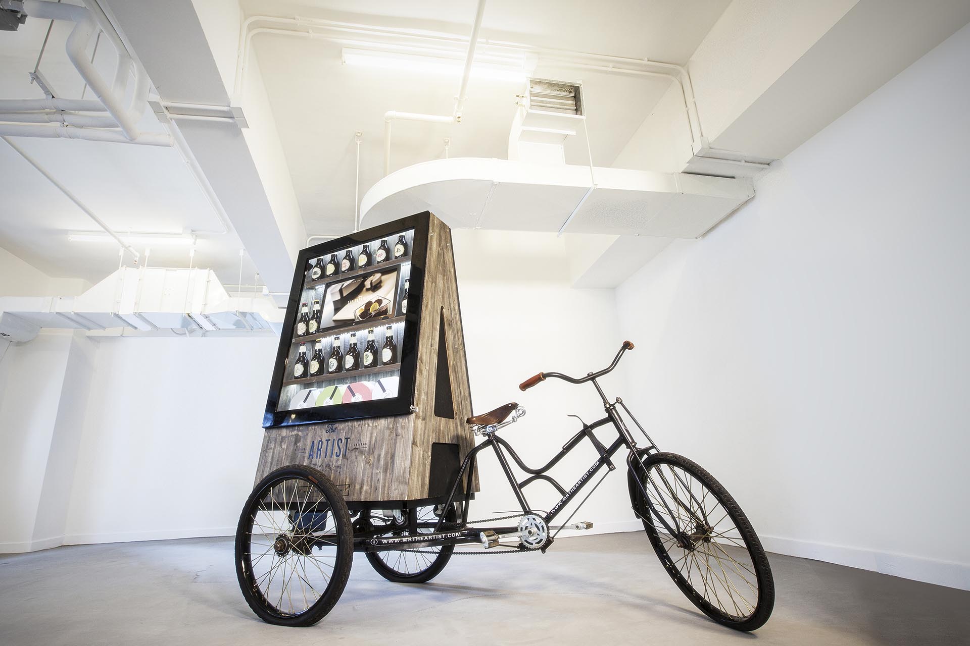 pop up shop, beer, chocolate, tricycle, retail. popup, hong kong, vintage, mrtheartist, mobile shop, old