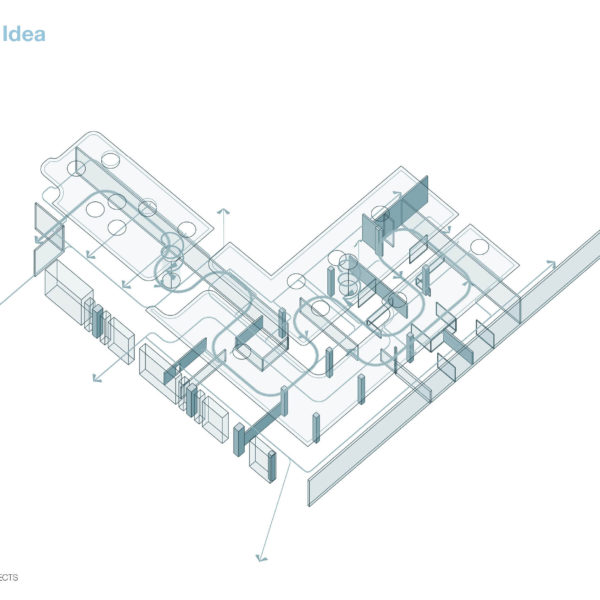 The cloud, Office, Sustainable, customizable, flexible, workplace, future, architecture, interior, design, green, plants, indoors, avoid obvious, aoa, aoarchitect, aviation, air, flying, airline, lobby, exhibition, 2020, garden, fly