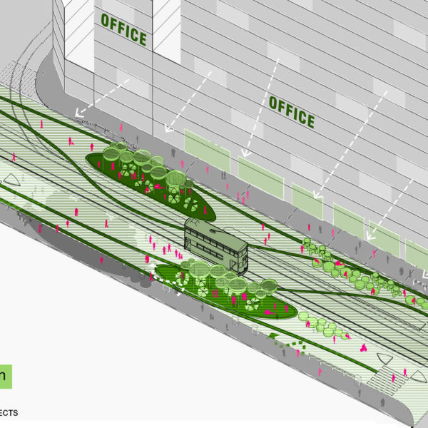 future, city, pedestrization, walk dvrc, hong kong, central, architect, urban, planning, design, landscape, avoid obvious, vicky chan, sustainable, innovative, inclusive, walkable, road, park, plants, bamboo, pavilion