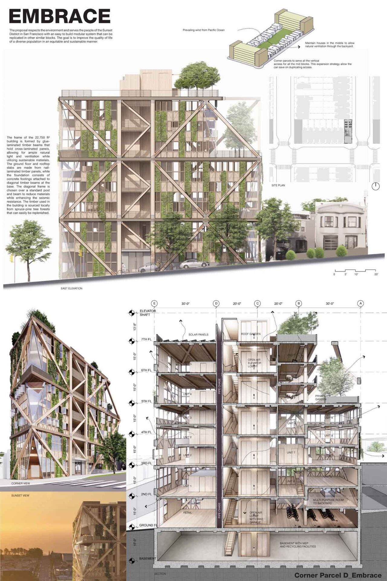 Timber Parcel Affordable Housing in Mass Timber - Avoid Obvious Architects